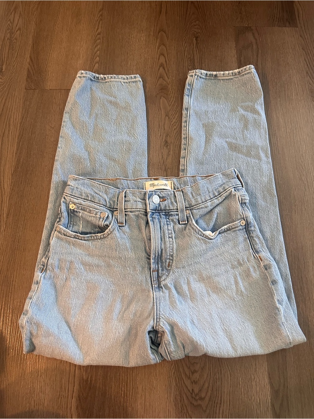 Madewell light wash the perfect vintage jeans